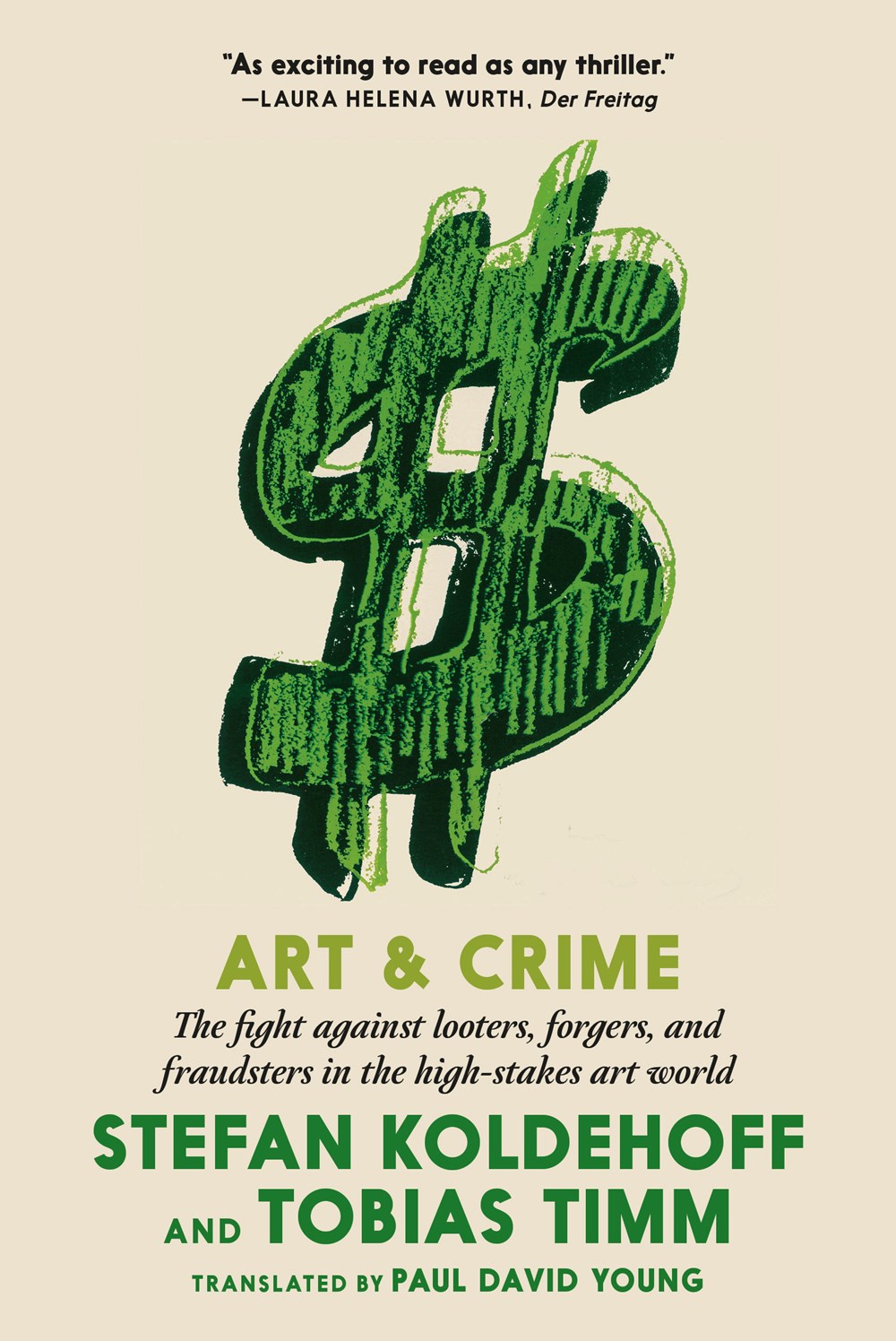 The cover for Stefan Koldehoff's 'Art and Crime'.
