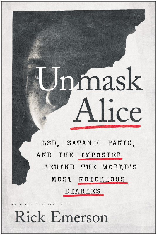 The cover for Rick Emerson - 'Unmask Alice'