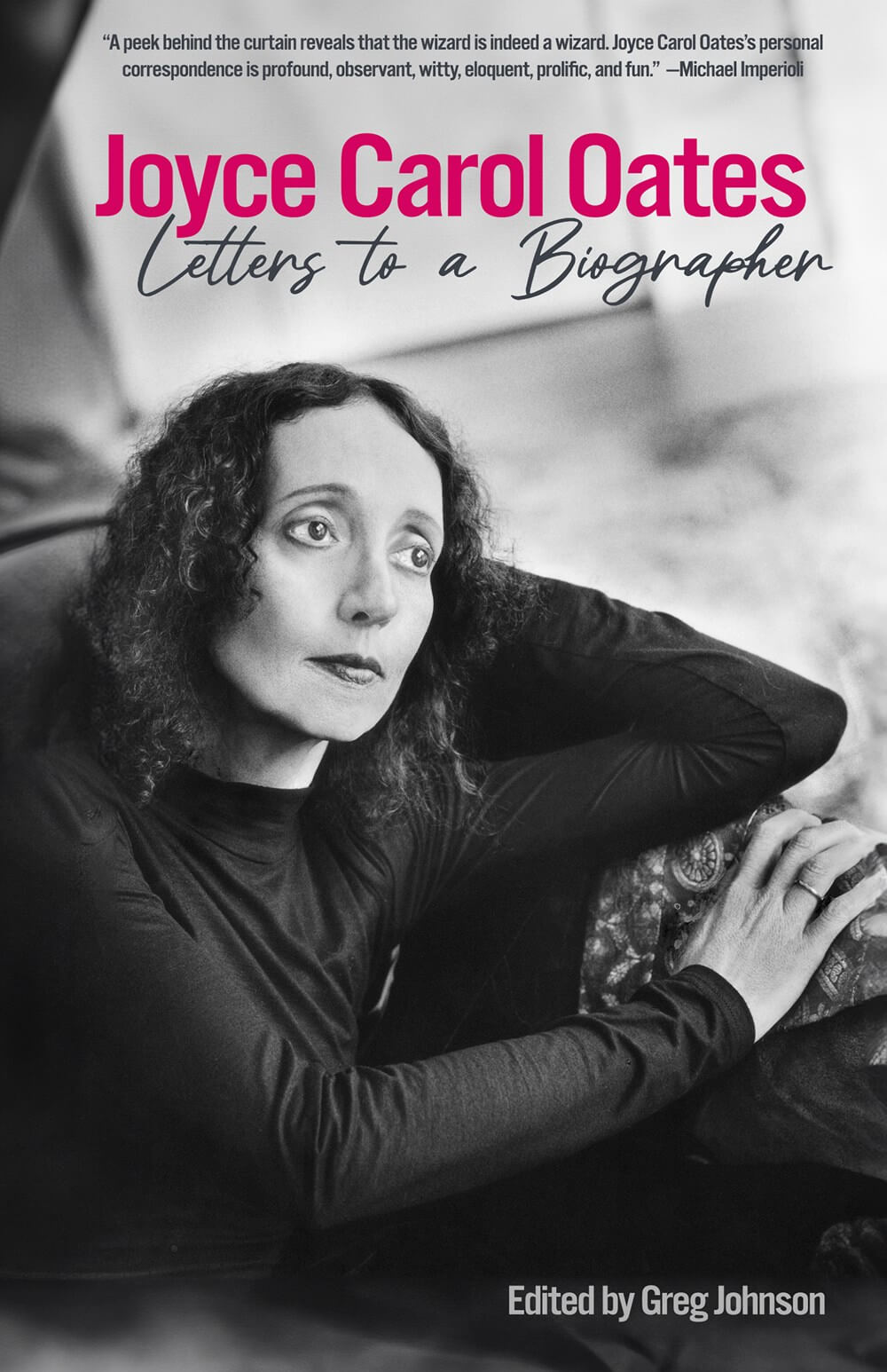 The cover for 'Letters to a Biographer'.