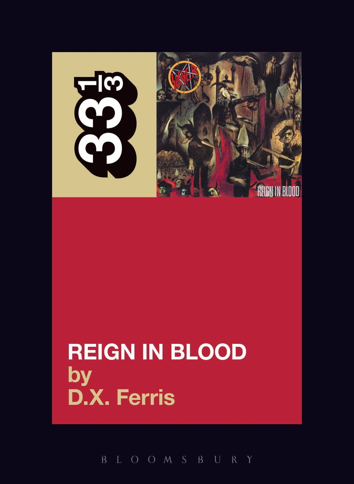 The cover for 'Reign in Blood'.