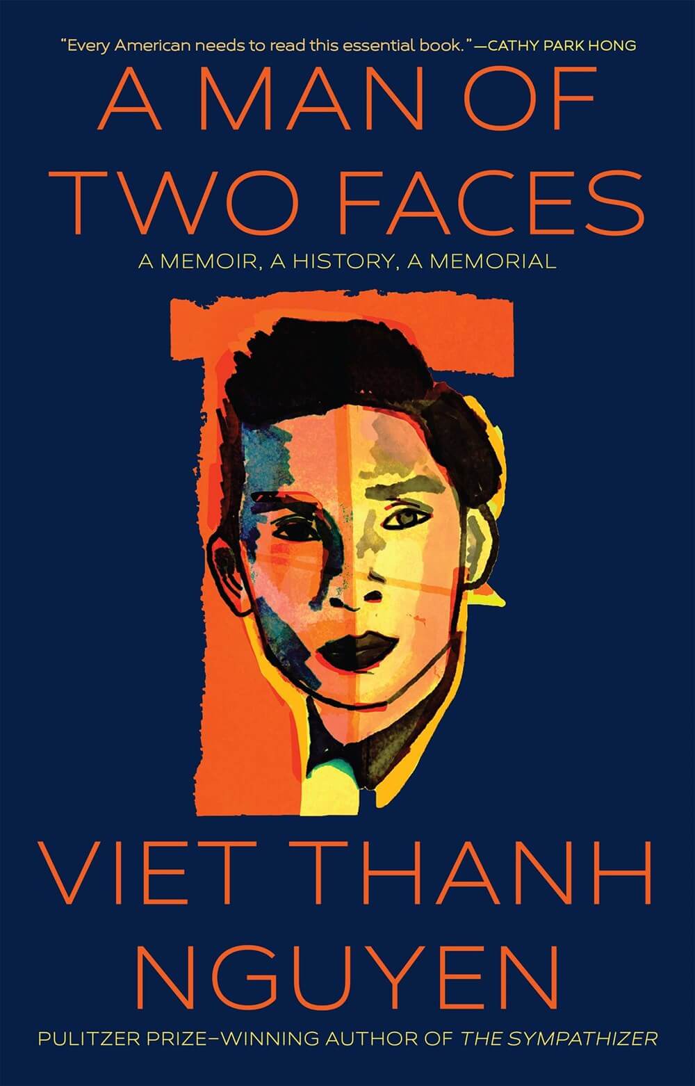 The cover for 'A Man of Two Faces'.