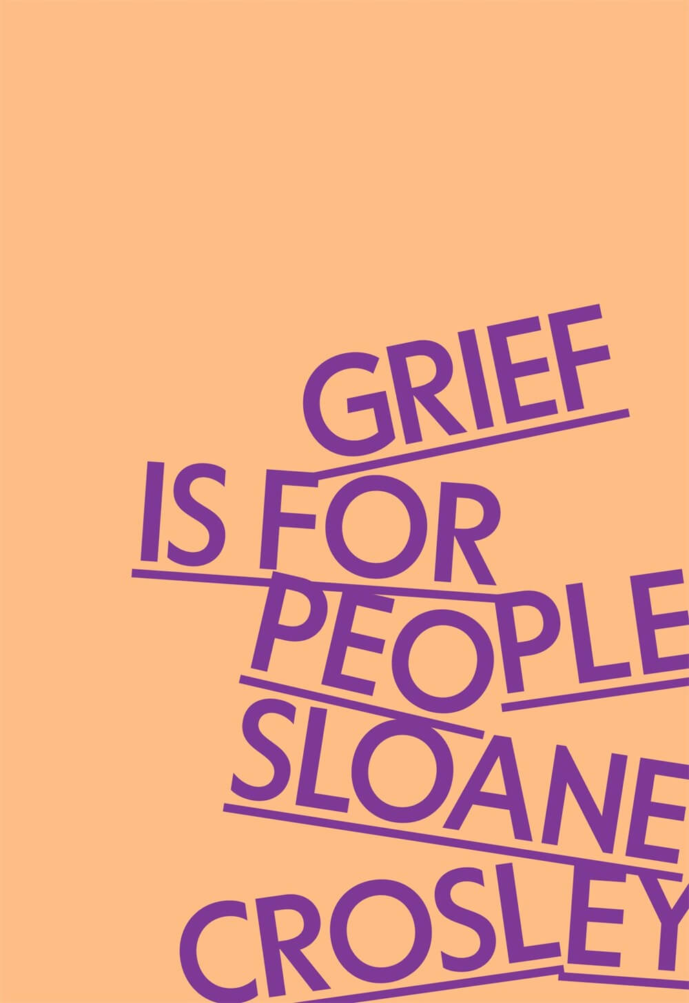 The cover for 'Grief is for People'.
